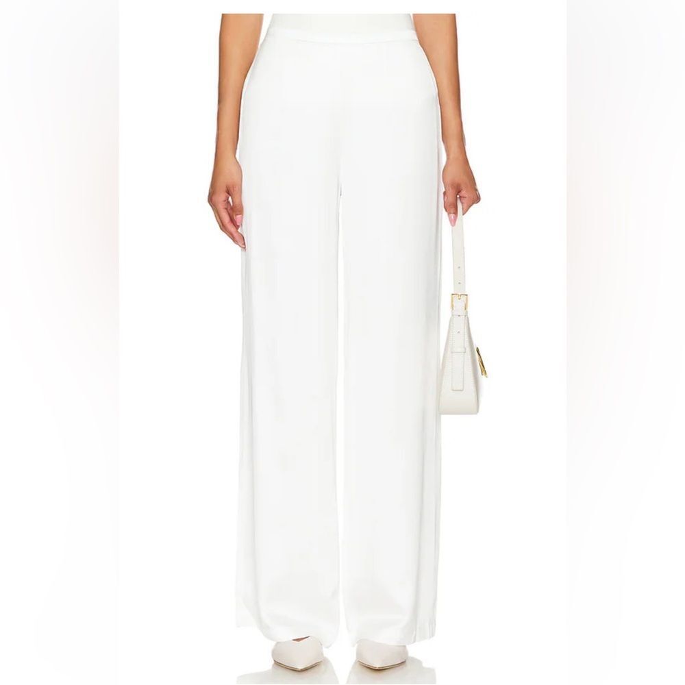 NEW REVOLVE Rue Sophie Shawn Trouser in Alabaster Size Medium - Picture 2 of 9